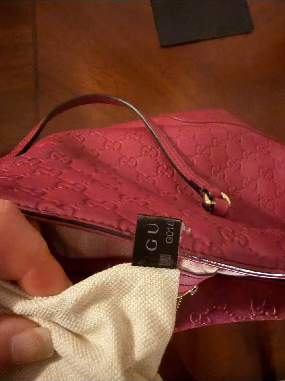 Authentic Gucci Bree Guccissima Medium Fold Over Tote